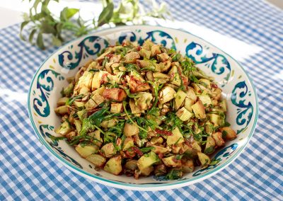 Potato, Prosciutto & Pumpkin Seed Salad