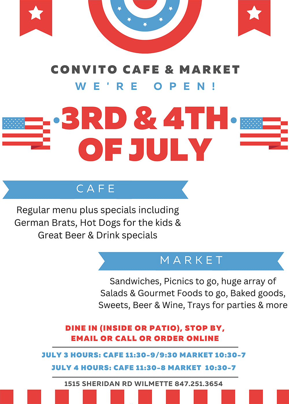 Convito is Open!